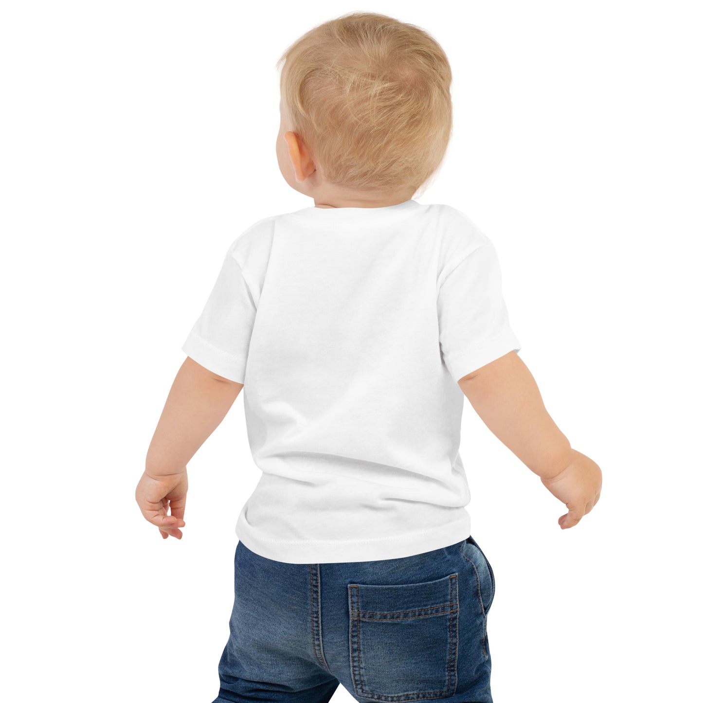 Grid Imprint Baby Tee