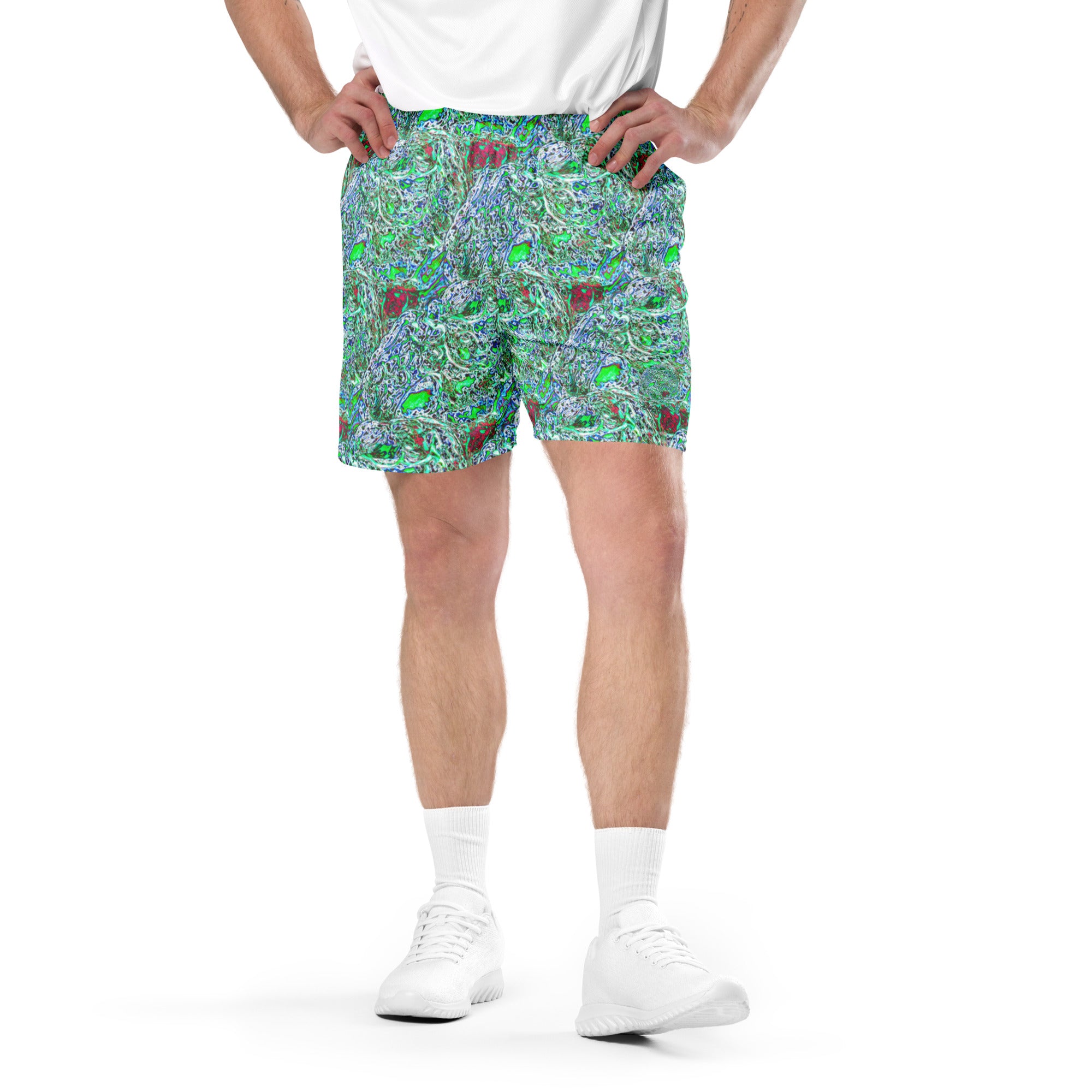 Imprint Mesh Shorts