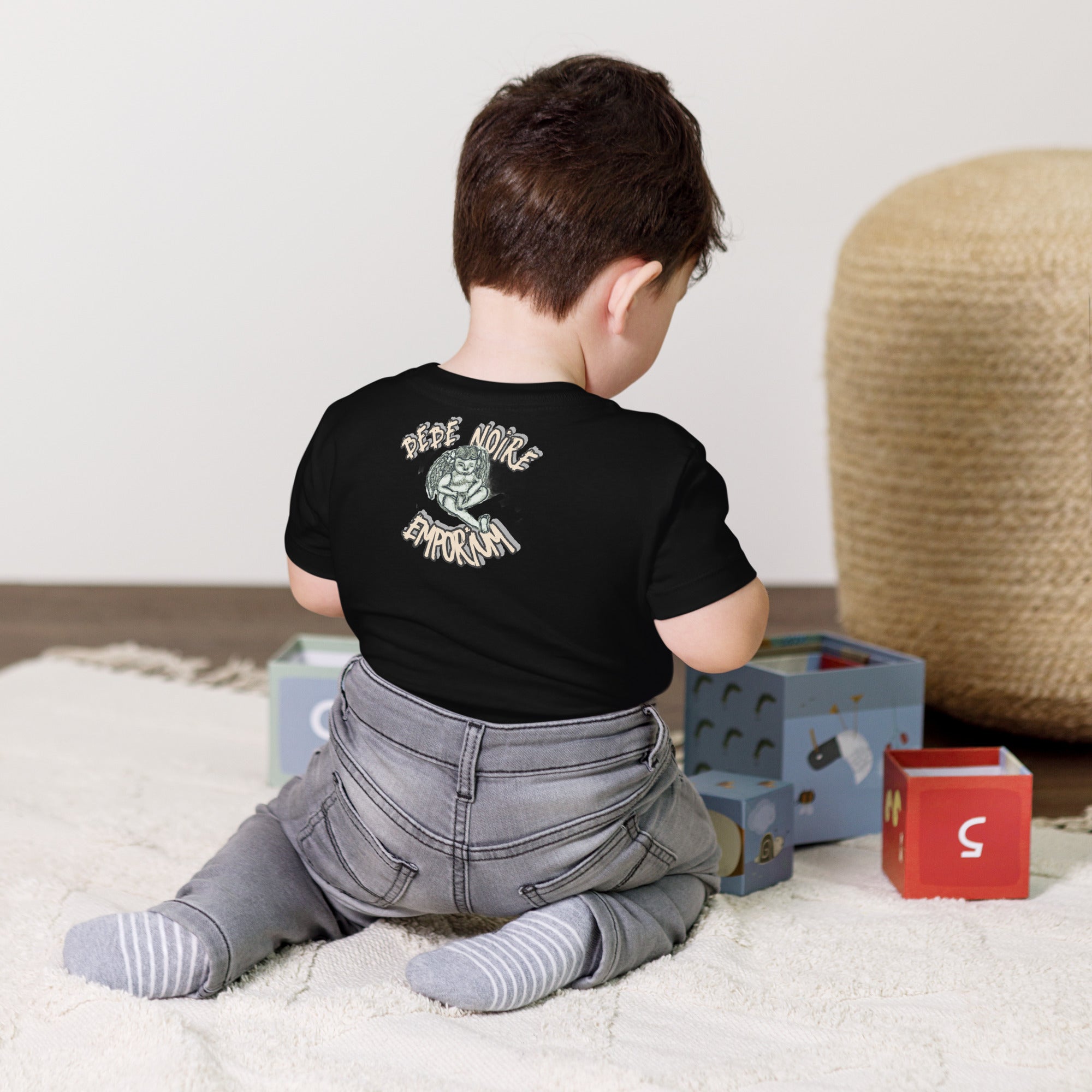 Faded Black Toddler Tee
